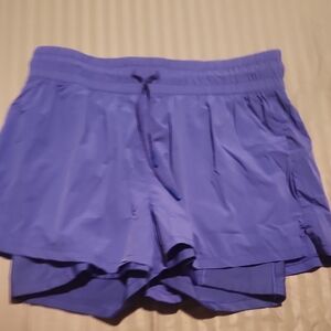 Vibrant Blue Women's Athletic Shorts